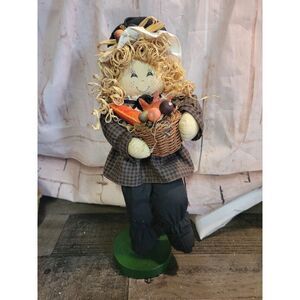 Scarecrow girl Thanksgiving Harvest bundle fall Decor figure